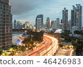 Bangkok night cityscape, Thailand 46426983