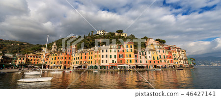 Famous Portofino village in Liguria Italy 46427141