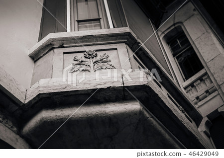 Vintage building ornament of La Chaux de Fonds 46429049