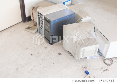 computer garbage electronic old technology dirty computer garbage electronic old technology dirty 46429731