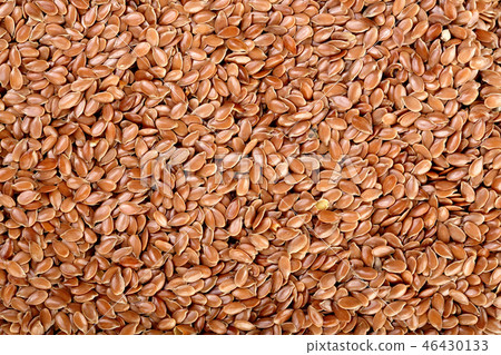 flax seeds as a background. Top view flax seeds as a background. Top view 46430133