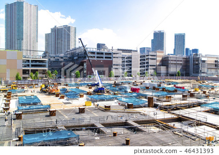 公寓/建築施工現場 46431393
