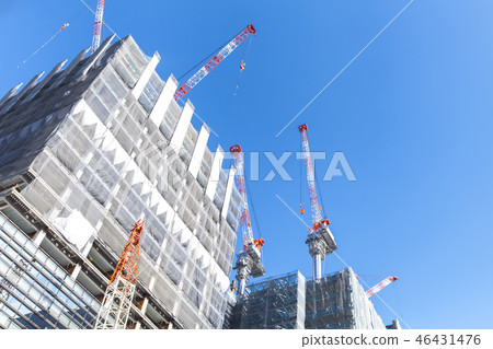 公寓/建築的大型建築工地 46431476