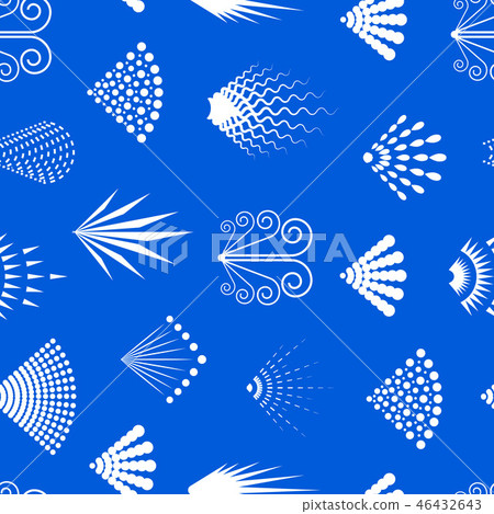 Cartoon Aerosol Spray Seamless Pattern Background. Vector Cartoon Aerosol Spray Seamless Pattern Background. Vector 46432643