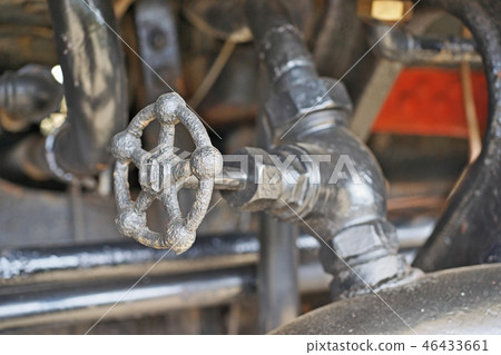 Steam locomotive valve, handle 46433661