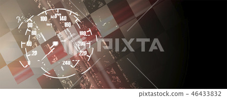Racing speed background, vector abstraction in car 46433832