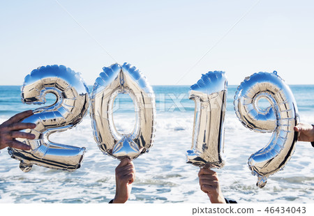 number 2019, as the new year number 2019, as the new year 46434043