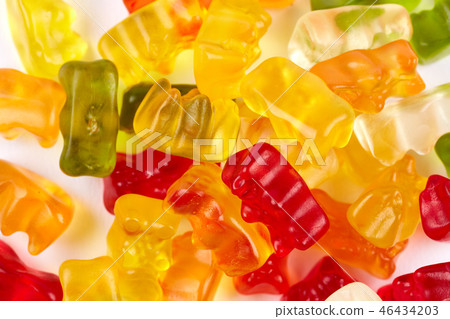 Bear jelly of various colors 46434203