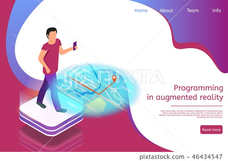 Isometric Banner Programming in Augmented Reality 46434547