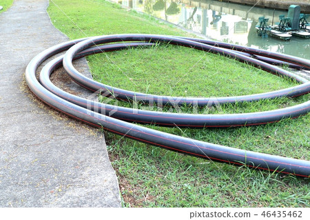 Old water pipe on park Old water pipe on park 46435462