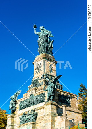 Niederwalddenkmal, a monument built in 1883 to commemorate the Unification of Germany. 46436832
