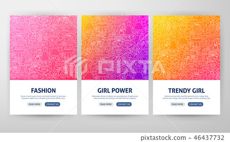 Trendy Girl Flyer Concepts 46437732