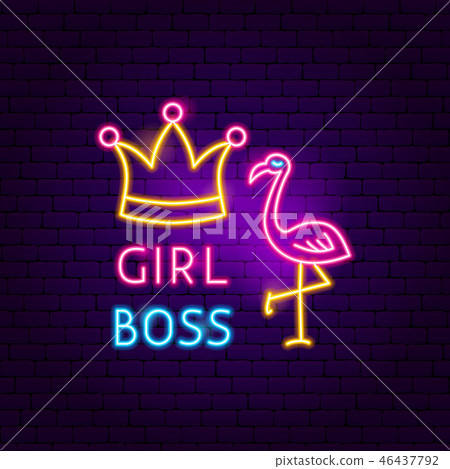 Girl Boss Neon Sign 46437792