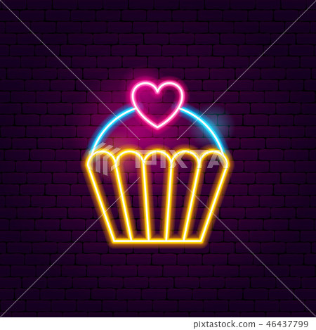 Cupcake Neon Sign 46437799