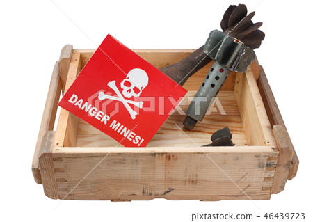 Demining (Bomb disposal) mortar bombs scene Demining (Bomb disposal) mortar bombs scene 46439723