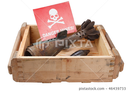 Demining (Bomb disposal) mortar bombs scene Demining (Bomb disposal) mortar bombs scene 46439733