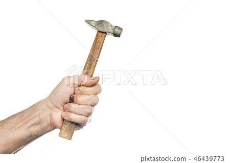hammer in man hand hammer in man hand 46439773