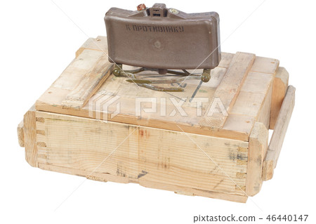 Army box of ammunition with anti-personnel mine Army box of ammunition with anti-personnel mine 46440147