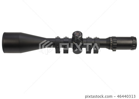 sniper scope isolated on white sniper scope isolated on white 46440313