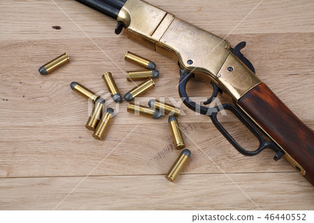 Wild west period repeating rifle Wild west period repeating rifle 46440552