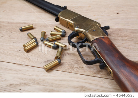 Wild west period repeating rifle Wild west period repeating rifle 46440553