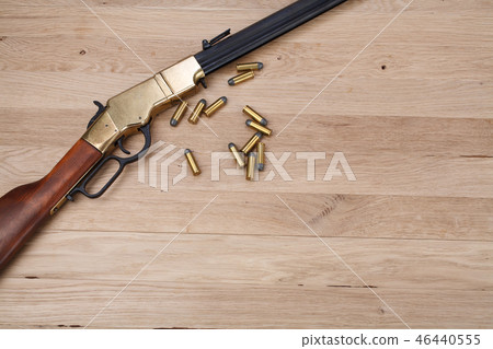 Wild west period repeating rifle Wild west period repeating rifle 46440555