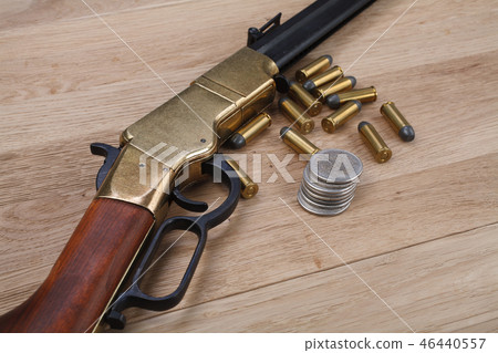 Wild west period repeating rifle Wild west period repeating rifle 46440557