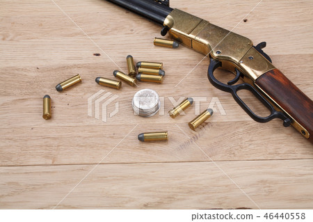 Wild west period repeating rifle Wild west period repeating rifle 46440558