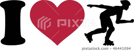 I love Inline Skater 46441094