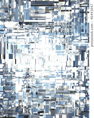 Cg 3d例證長方形中心背景it Sf未來 插圖素材 圖庫