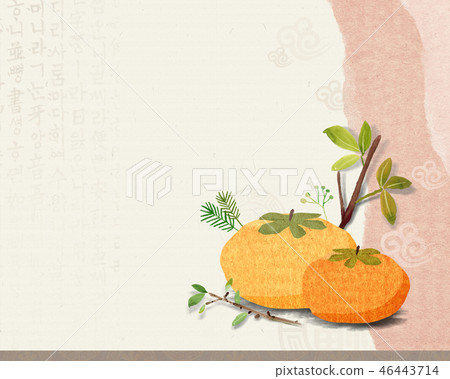 the Korean traditional style background 46443714