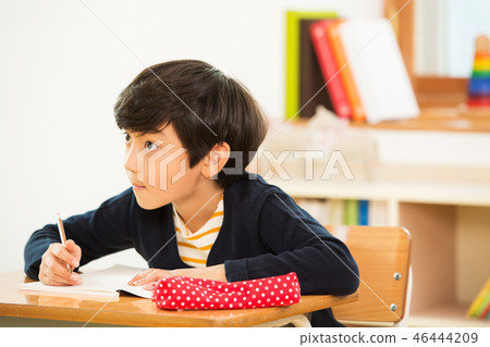 Young Student In Math Class 46444209