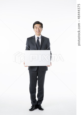 Portrait of Middleaged Asian Couple - Career in Midlife Portrait of Middleaged Asian Couple - Career in Midlife 46444375