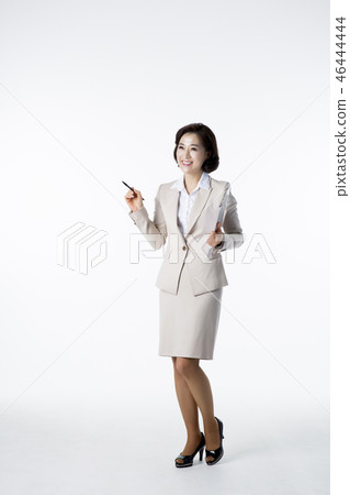 Portrait of Middleaged Asian Couple - Career in Midlife Portrait of Middleaged Asian Couple - Career in Midlife 46444444