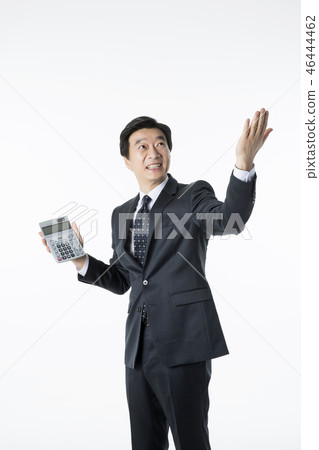 Portrait of Middleaged Asian Couple - Career in Midlife Portrait of Middleaged Asian Couple - Career in Midlife 46444462