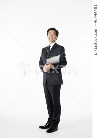 Portrait of Middleaged Asian Couple - Career in Midlife Portrait of Middleaged Asian Couple - Career in Midlife 46444481