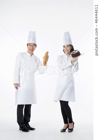 Portrait of Middleaged Asian Couple - Career in Midlife Portrait of Middleaged Asian Couple - Career in Midlife 46444611
