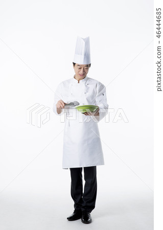 Portrait of Middleaged Asian Couple - Career in Midlife 46444685