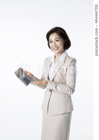 Portrait of Middleaged Asian Couple - Career in Midlife Portrait of Middleaged Asian Couple - Career in Midlife 46444709