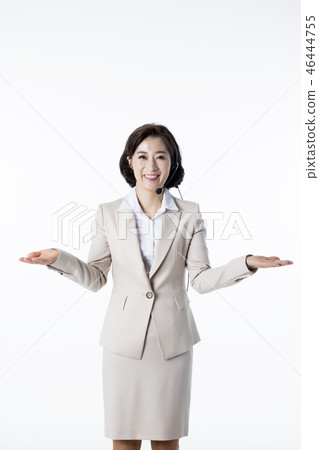Portrait of Middleaged Asian Couple - Career in Midlife Portrait of Middleaged Asian Couple - Career in Midlife 46444755