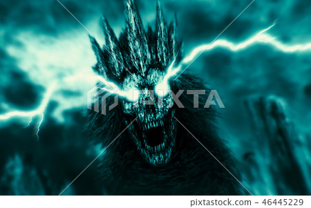 Dark Queen With Crown And Lightning Stock Illustration Dark Queen With Crown And Lightning Stock Illustration