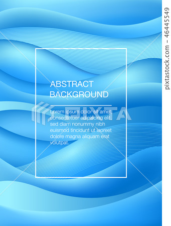 Blue abstract background with waves Blue abstract background with waves 46445549