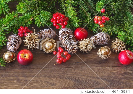Christmas garland Christmas background Christmas decoration Christmas image decoration 46445984