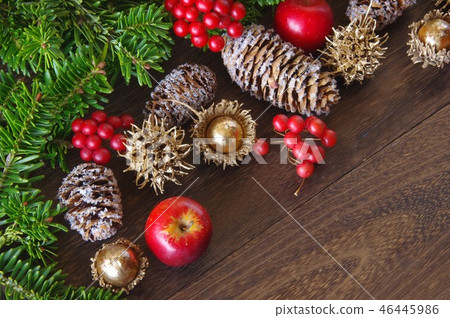 Christmas garland Christmas background Christmas decoration Christmas image decoration Christmas garland Christmas background Christmas decoration Christmas image decoration 46445986