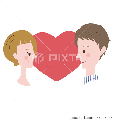 Female Male Heart Valentine's Day White Day 46446087