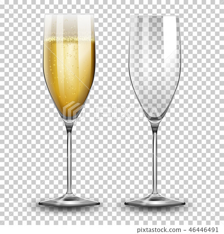 Set of champagne glasses 46446491