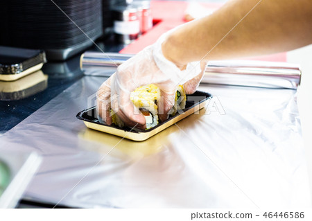 Making sushi Making sushi 46446586