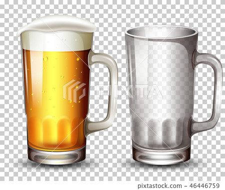 Set of glass and beer 46446759