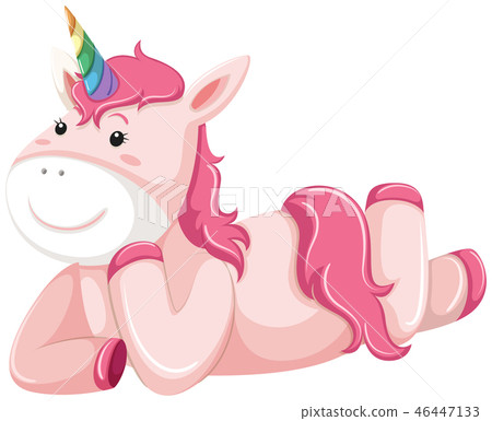 A pink unicorn character 46447133