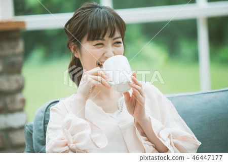 下午茶 午後 喝咖啡 46447177